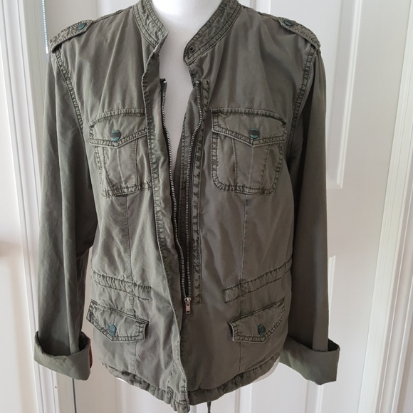 guess khaki jacket